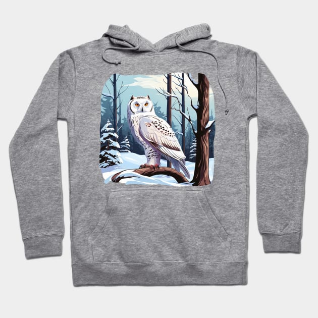 Snowy Owl Hoodie by zooleisurelife